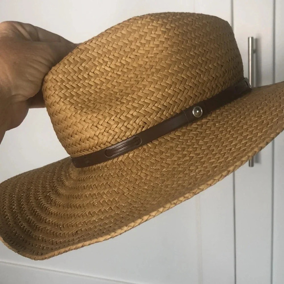 RAG & BONE Wide Brim Fedora STRAW HAT - Picture 2 of 3